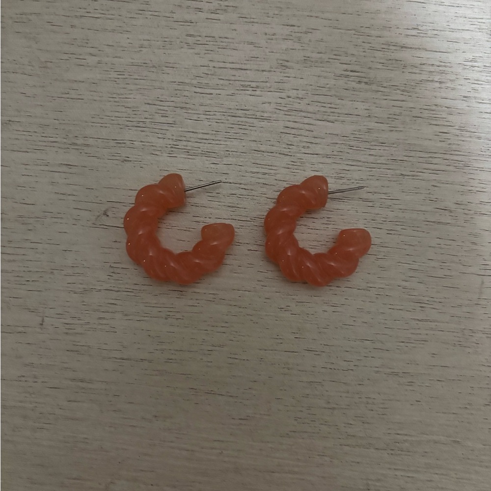 Pink earrings